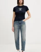 Tommy Jeans Тениска дамска в тъмносиньо DW0DW21849