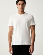 Tommy Jeans тениска мъжка от памук 3 броя бяла DM0DM21579