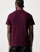 Tommy Jeans тениска мъжка от памук бордо DM0DM20322