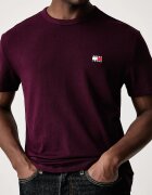 Tommy Jeans тениска мъжка от памук бордо DM0DM20322