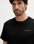 Tommy Jeans тениска мъжка от памук черна DM0DM21780