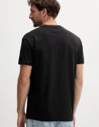 Tommy Jeans тениска мъжка от памук черна DM0DM21978