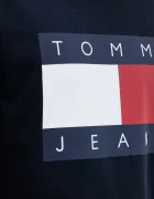 Tommy Jeans тениска мъжка от памук тъмносина DM0DM22645