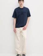 Tommy Jeans тениска мъжка от памук тъмносиня DM0DM22545