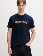 Tommy Jeans тениска мъжка от памук тъмносиня DM0DM22548