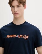 Tommy Jeans тениска мъжка от памук тъмносиня DM0DM22548