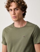 Tommy Jeans тениска мъжка от памук зелена DM0DM04411