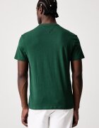 Tommy Jeans тениска мъжка от памук зелена DM0DM20322