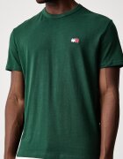 Tommy Jeans тениска мъжка от памук зелена DM0DM20322