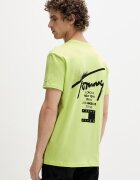 Tommy Jeans тениска мъжка от памук зелена DM0DM22553