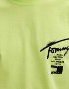 Tommy Jeans тениска мъжка от памук зелена DM0DM22553