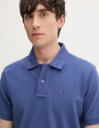 Tommy Jeans тениска с яка мъжка от памук синя DM0DM22711