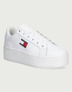 Tommy Jeans TJW FLATFORM SNEAKER маратонки дамски от кожа бели EN0EN02932