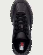 Tommy Jeans TJW PLATFORM SNEAKER LEATHER LC маратонки дамски от кожа черни EN0EN03165