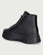 Tommy Jeans TJW PLATFORM SNEAKER LEATHER MC високи кецове дамски от кожа черни високи EN0EN03133