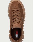 Tommy Jeans TJW PLATFORM SNEAKER SUEDE маратонки дамски от велур кафяви EN0EN03132