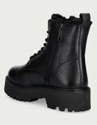 Tommy Jeans туристически обувки дамски от кожа TJW PLATFORM BOOTS WL черни EN0EN03159