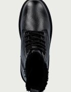 Tommy Jeans туристически обувки дамски от кожа TJW PLATFORM BOOTS WL черни EN0EN03159