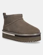 Tommy Jeans Велурени апрески TJW FLATFORM SNOW BOOT SUEDE