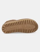 Tommy Jeans Велурени апрески TJW FLATFORM SNOW BOOT SUEDE в бежово EN0EN02841