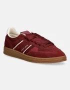 Tommy Jeans Велурени маратонки THE GREENWICH EDGE SUEDE в бордо EN0EN02924