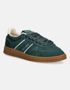 Tommy Jeans Велурени маратонки THE GREENWICH EDGE SUEDE в зелено EN0EN02924