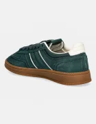 Tommy Jeans Велурени маратонки THE GREENWICH EDGE SUEDE в зелено EN0EN02924
