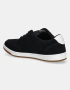 Tommy Jeans Велурени маратонки TJM CUPSOLE LONG LACE SKATE мъжки в черно EM0EM01602
