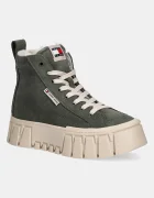 Tommy Jeans Велурени обувки TJW VULC FLATFORM SUEDE WL