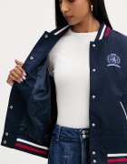 Tommy Jeans яке бомбър дамско тъмносиньо DW0DW22919