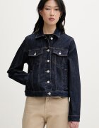 Tommy Jeans яке дамско от деним тъмносиньо DW0DW22719