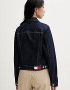 Tommy Jeans яке дамско от деним тъмносиньо DW0DW22719