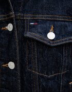 Tommy Jeans яке дамско от деним тъмносиньо DW0DW22719