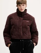 Tommy Jeans Яке в кафяво зимен модел с уголемена кройка DW0DW21658