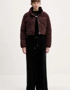 Tommy Jeans Яке в кафяво зимен модел с уголемена кройка DW0DW21658
