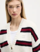Tommy Jeans Жилетка с вълна дамска в бежово DW0DW21678