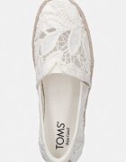 TOMS еспадрили обувки с платформа дамски VALENCIA бели 10023045