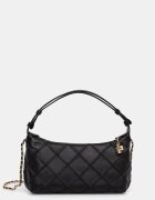 Tory Burch чанта crossbody дамска от кожа Fleming черна 179966