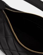 Tory Burch чанта crossbody дамска от кожа Fleming черна 179966