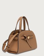 Tory Burch чанта crossbody дамска от кожа Romy Small Bauletto бежова 179989