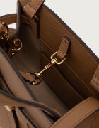 Tory Burch чанта crossbody дамска от кожа Romy Small Bauletto бежова 179989