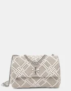 Tory Burch Чанта Kira Woven Canvas Small