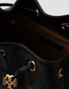 Tory Burch чанта с дълга дръжка дамска от кожа Charlie черна 185831