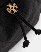 Tory Burch чанта с дълга дръжка дамска от кожа Charlie черна 185831