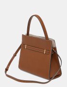 Tory Burch чанта tote дамска от кожа Lee Radziwill кафява 179398