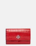 Tory Burch Калъф за карти Kira Croc Flap Card
