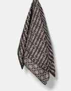 Tory Burch Копринено шалче T Monogram Sublime