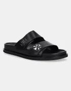 Tory Burch Кожени чехли T Lock Sport Slide