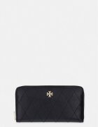 Tory Burch портфейл дамски от кожа Charlie черен 186047