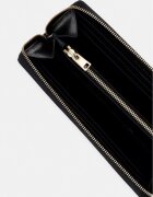 Tory Burch портфейл дамски от кожа Charlie черен 186047